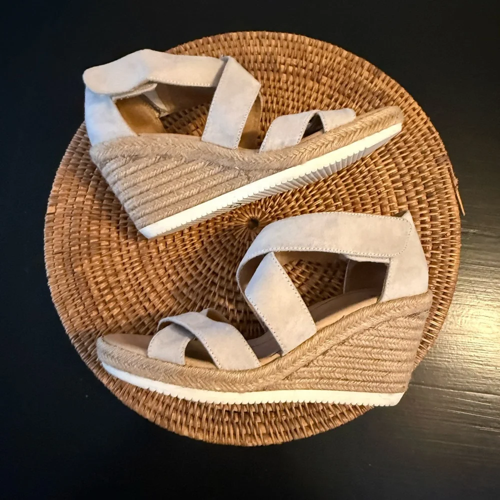 Dr. Scholl's Tan Wedge‎ Sandals